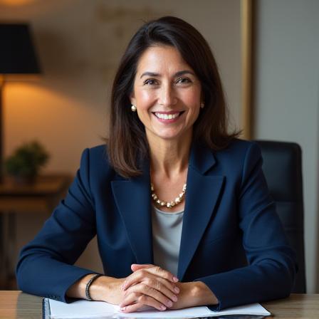 A professional mediator facilitating a discussion